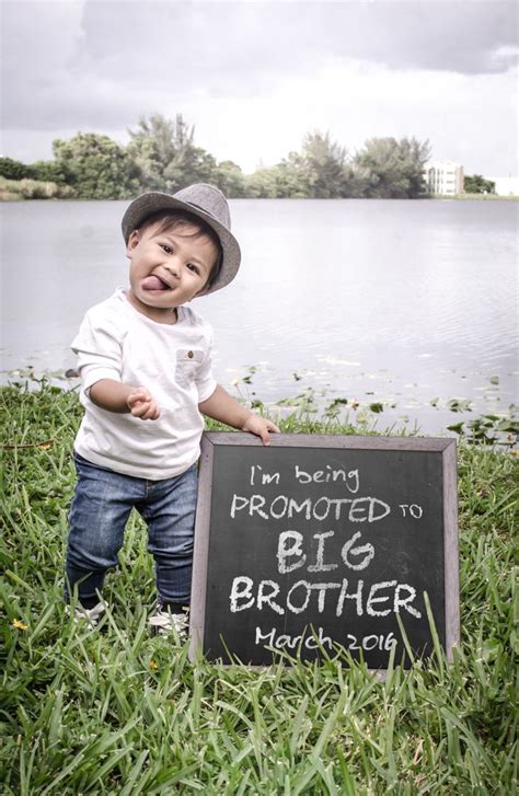 baby brother announcement